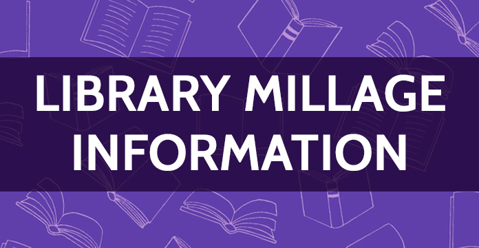 Library Millage Info and Community Forums Dates